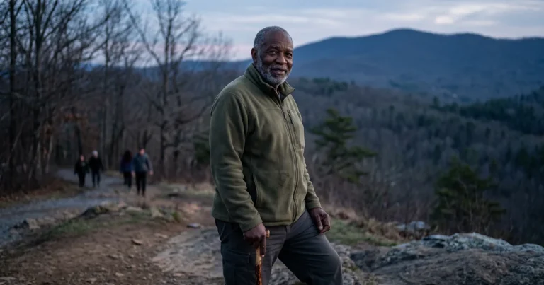 iv ketamine for anxiety near me in marietta ga An older man pauses on a mountain trail at dusk, finding renewed ease after an IV ketamine appointment for anxiety in Marietta, GA.